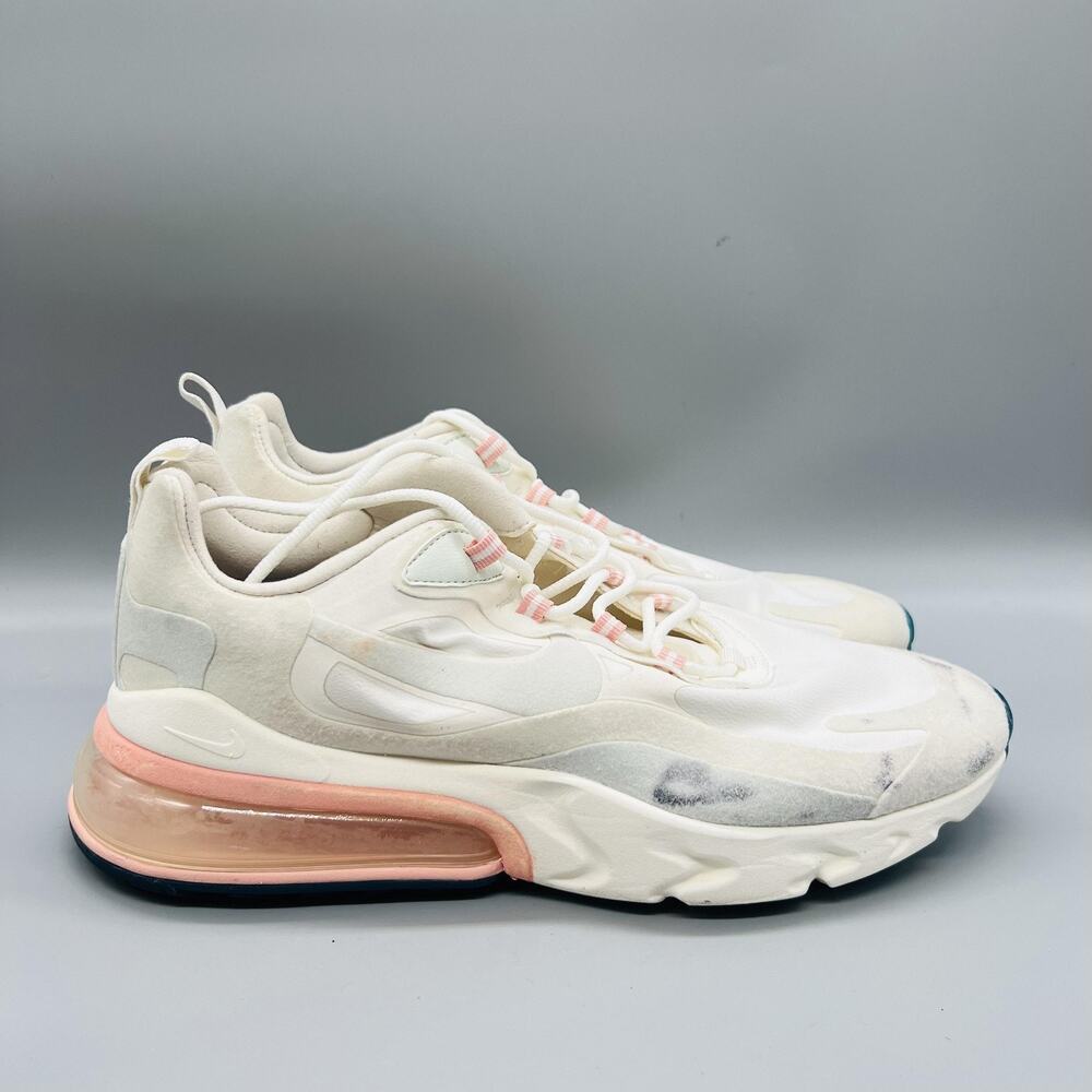 Nike Shoes Womens 11 White Pink Air Max 270 React Running Sneakers Comfort